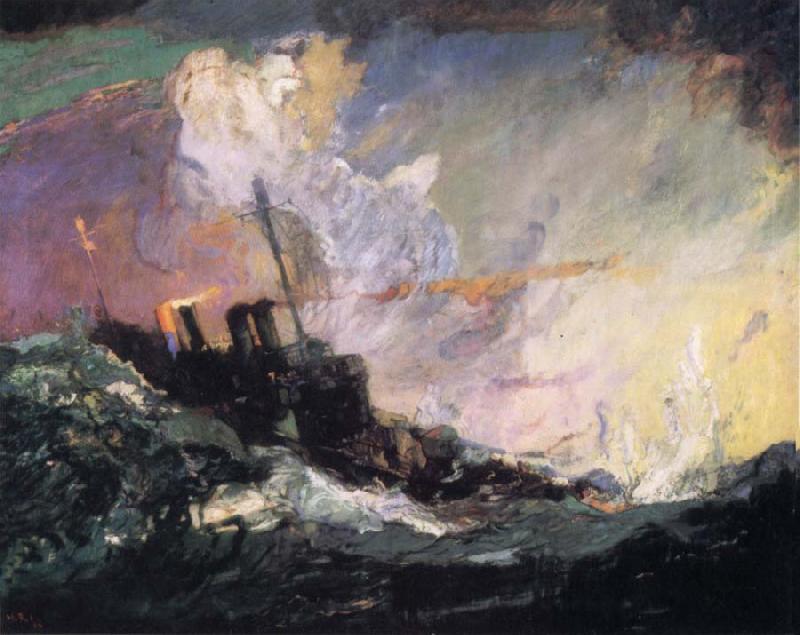 Henry Reuterdahl American Destroyer Patrol along the Atlantic frome Art and the Great War